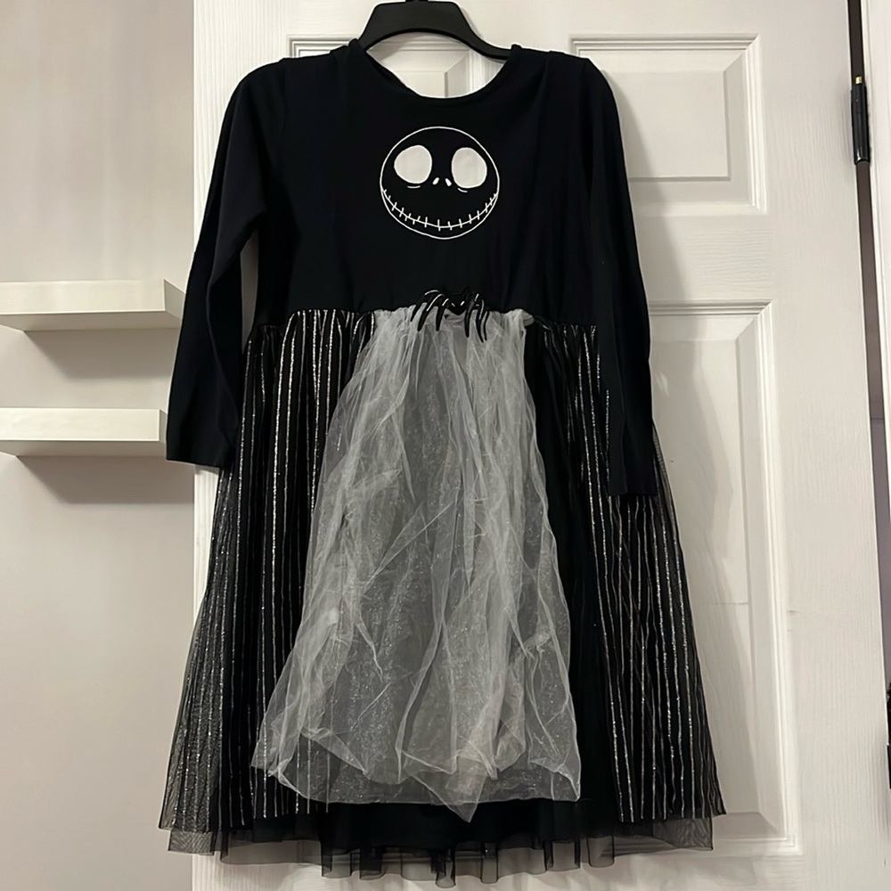 Jack Skellington dress. Girls size 2X. Perfect for Halloween!